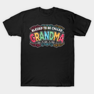Blessed to be Called Grandma Mom Gifts T-Shirt